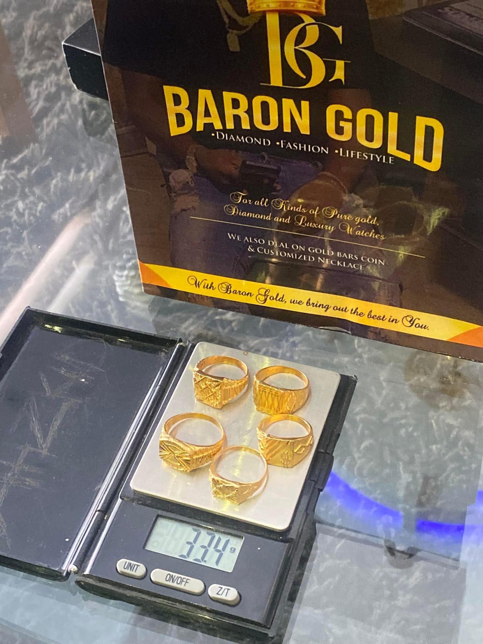 Gold pieces and services